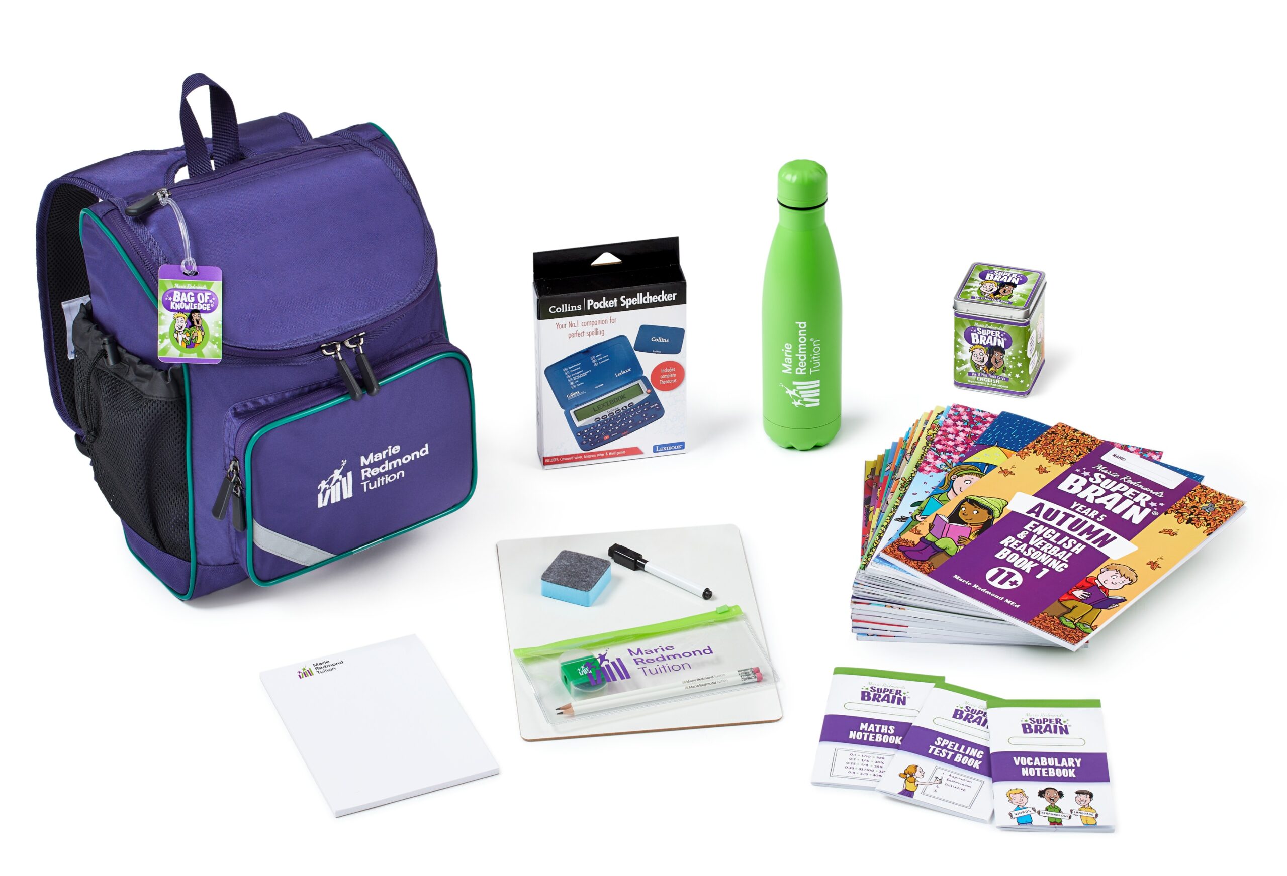 Marie Redmond Tuition Bag of Knowledge® Resource Pack for Marie Redmond Tuition 11 Plus Courses in Buckinghamshire and Slough